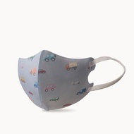 一心婦幼|一心一罩 兒童3D醫用口罩-幼幼 車車妙世界(12入/袋)