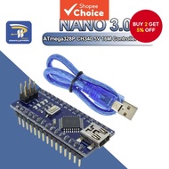 Welded Nano 3.0 CH340G Atmega328P Controller Board Module For Arduino  USB Driver  With  nvme screw 