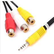 JACK 3.5MM to 3RCA Cable (FEMALE)