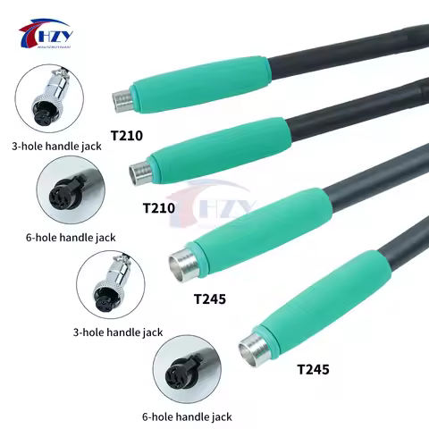 HZY T210/T245 Soldering Station Handle 3 Holes/6 Holes Compatible C210 C245 Soldering Tip Welding To