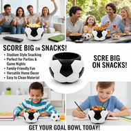 Soccer Snack Bowl Classic Black And White Soccer-themed Snack Bowl Accessory For Soccer Parties Q8v9