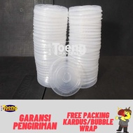 PUTIH Lid COLD GLASS 7oz WHITE (100pcs) CP / DISPOSABLE GLASS LID