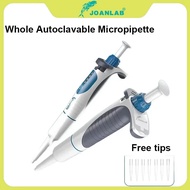JOANLAB Laboratory Pipette Autoclavable Digital Adjustable Micropipette Lab Pipettor With Pipette Ti