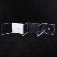 (duyongwind) Transparent Bottom CD Box Empty CD Case PP Plastic CD Case CD Case Capacity 1-2 Discs [