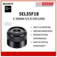 Sony E SEL35F18 35mm f/1.8 OSS Lens - Sony Malaysia Warranty
