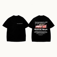 RWB PORSCHE 993 Turbo T-shirt Men's Tops Cotton Sports Car Print Short Sleeve Unisex