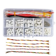 【♚】Micro JST-GH 1.25mm GH1.25 Connector with Single Head Pre-Crimped Soft Silicone Cables for 2/3/4/
