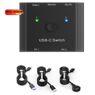 8K USB C KVM Switch 8K 60Hz KVM Switch 8K@30Hz 4K@120Hz PD 100w 10Gbps Data Transmission