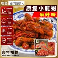 [海] · 麻辣小龍蝦 750g｜港鮮生 原隻小龍蝦［麻辣味］已熟｜麻辣醬汁｜加熱即食｜火鍋打邊爐／宵夜小食｜醬汁撈麵撈飯｜香辣惹味｜餸菜包｜海鮮類｜急凍-18°C｜CH1