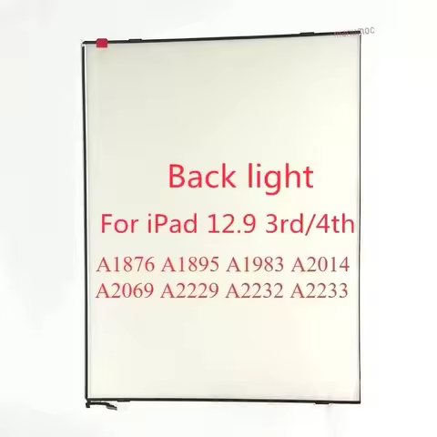 Backlight LCD Display Back Light Film For iPad Pro 12.9 3rd 4th A1876 A1895 A1983 A2014 A2069 A2229