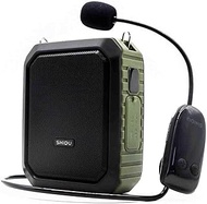 Portable Voice Amplifier with Microphone Headset Wireless 4400mAh Rechargeable Sound Amplification System 18W Waterproof Voice Loud-speaker for Outdoor Activities, Teaching, Meeting, Yoga, etc