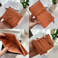 กระเป๋าสตางค์ CK ใบสั้น หนังนุ่ม ขนาด 4 นิ้ว  งานแท้Outlet 💯%