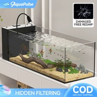 Crystal Clear Tank Aquarium 40cm / 60cm 80/cm CC Tank for Aquascape,8MM Glass 超白鱼缸 With Filters
