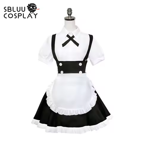 SBluuCosplay Anime Nanakusa Nazuna Cosplay Costume Maid Outfit Halloween Party Custom Made