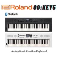 Roland GO:KEYS 5 61-Key Music Creation Keyboard With Adapter - White / Black ( GO-61K / GO-KEYS5 / G