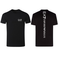 Parent-child clothing new fashion casual slim trendy brand ea7 printing trend short-sleeved round ne