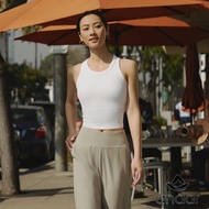 [ANDAR] Ribbed sleeveless cropped top(3COLOR) Women Clothes korea style sleeveless Andar Yoga Sports