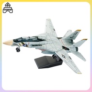 [Brightlight] 1:72 Scale F-14 Tomcat Fighter Jet Model - White &  ABS Plastic, 10.24inch Length [PH]