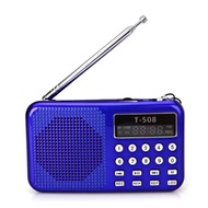 T508 Stereo FM Radio Mini Portable Speaker USB TF Card Support MP3 Music Player for MP5 MP4 Tablet PC