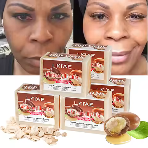 Whitening Organic Fresh Milk Soap, Handmade Oat Soap Bar For Face, Deep Cleansing, Smooth Skin With 