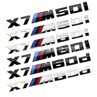 Suitable for BMW M Label X7 Modified Car Label Label Word Label Tail Label X7M50i X7M60d Tail Label 