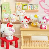 5/10pcs Custom Miniature Cartoon Twist Sitting Posture KT Creative Ornaments DIY Doll House Decorati