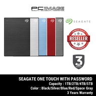 SEAGATE ONE TOUCH WITH PASSWORD EXTERNAL HARDISK 1TB/ 2TB/ 4TB/ 5TB