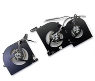 New CPU+GPU Cooling Fan for MSI Stealth GS66 WS66 11UG 11UE 11UH 11UMT 11UKT MS-16V4, P/N: BS5005HS-