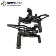 Motorcycle Parts CNC Adjustable Foot Pegs Rest Footpeg Footrest Rear Sets For Ducati 899 1199 Paniga