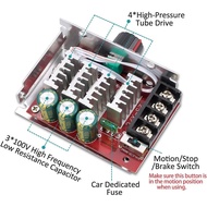 KeeYees 7-70V 30A PWM DC Motor Speed Controller Switch Control 12V 24V 36V 48V with 30 Amp Fuse IQR3