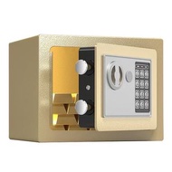 金色 迷你夾萬保險箱 23x17x 17cm safe