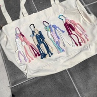 GANTUNGAN Macrame rope carbiner bag hanger Keychain bag charm