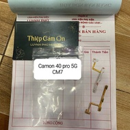 Tecno camon 40 pro 5g/CM7 volume power cord