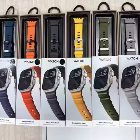 Silicone Strap Sports Bracelet Band For iWatch Ultra2 Apple Watch 10/9/8/1/2/3/4/5/6/7 46mm 49mm 45m