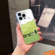 For iPhone 11/12/13/14/15/16/17 Pro Max X XR XS Max 7 8 Plus SE Mini TPU Clear Phone Case Fresh Past