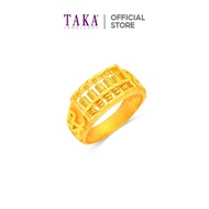 TAKA Jewellery 916 Gold Mens Ring Abacus