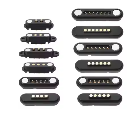 2Pin 3Pin 4Pin 5Pin Pogopin Magnetic Connector 2A Waterproof DC Magnetic Pogo Pin Connector High Cur
