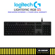 Logitech G G512 - LIGHTSYNC RGB Mechanical Gaming Keyboard - Advanced GX Mechanical Switches—Engineered (2Yrs Agent)