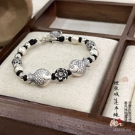 Chinese Style Couple Jewelry Men Women Hand Rope Bracelet Retro Braided Unique Gift Handmade 999 Pis