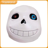 Toyisland Undertale Sans trang Phục Mặt Nạ Phụ Kiện Latex Dress up Đảng Mặt nạ Halloween Trang Trí L