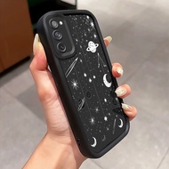 HP Phone Case For Samsung S24 FE S20 FE Samsung S21 FE Case Planet Galaxy Cover Softcase Non-greasy 