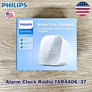 PHILIPS® Alarm Clock Radio TAR4406/37 White นาฬิกาปลุกวิทยุ