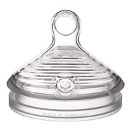 2pcs NUK Simply Natural Nipple Teat Medium Flow/Fast Flow Puting Botol NUK sesuai untuk 1M & 6M ke a
