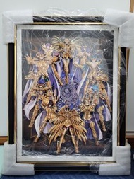 十二星座黃金聖鬥士立體掛畫