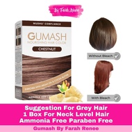 Combo Set Gumash Hair Color & Hair Tonic Wudhu Compliance Pewarna Rambut Sah Solat Halal