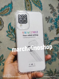 Soft Case Bening Bahan Tebal Samsung Galaxy A12/M12 Case Dove Silicon