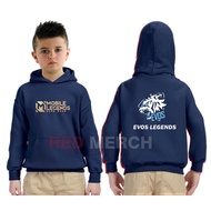 Mobile Legends team evos Legends Kids hoodie Jacket - Red Merch