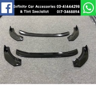 Perodua Myvi Gen3 MG3 2018-2020 Front diffuser lip lips 3pcs