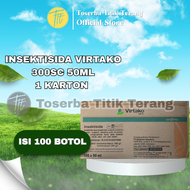 1 Karton Insektisida Virtako 300 SC Kemasan 50ml Pengendali Hama Isi 100 Botol