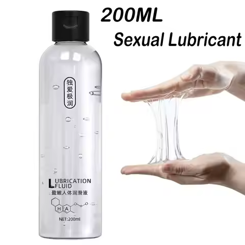 200ML Lubricant Water-based Lube Safe Intimate Gel Vaginal Anal Lubricating Oil Adult For Women/Men 
